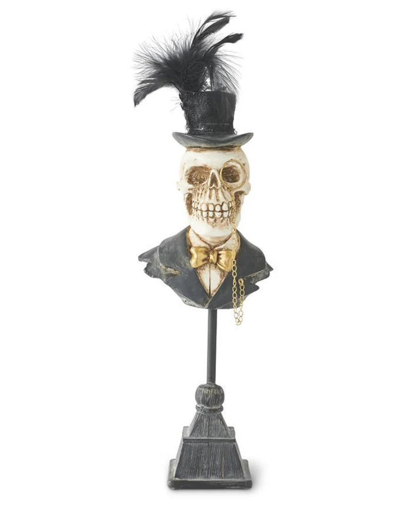 Skelett Gentleman Büste 38cm