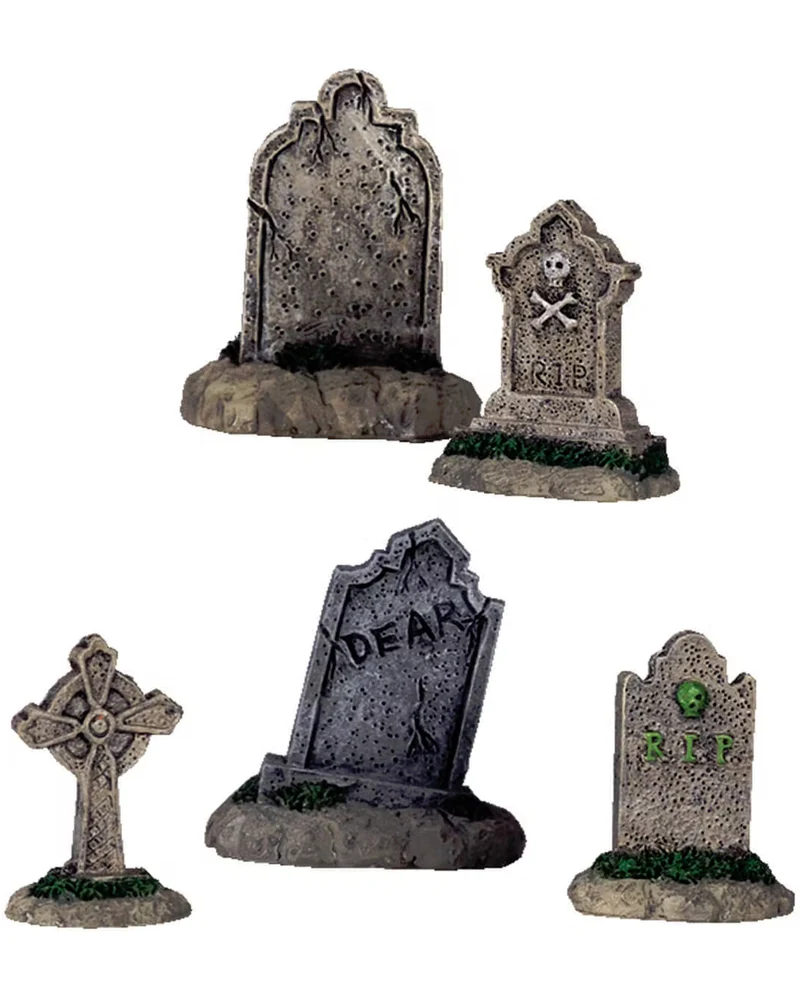Lemax Spooky Town - Grabsteine 5er Set