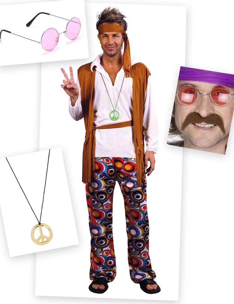 Hippie Kostüm für Herren