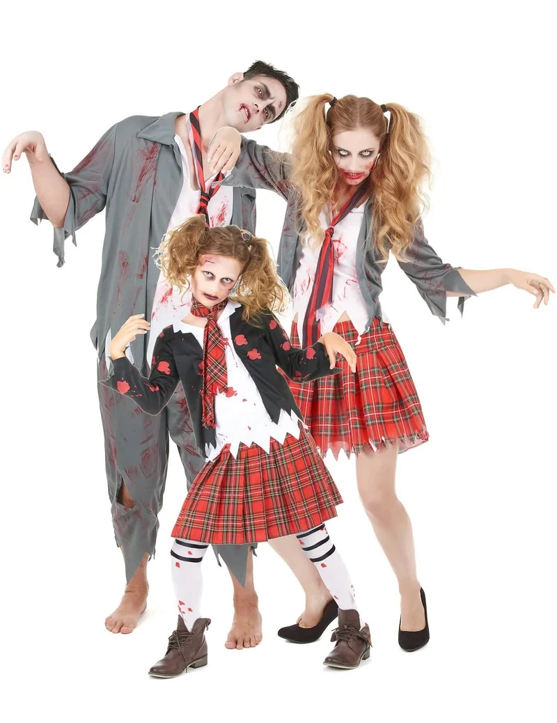 Familien Kostüm Zombie für Halloween