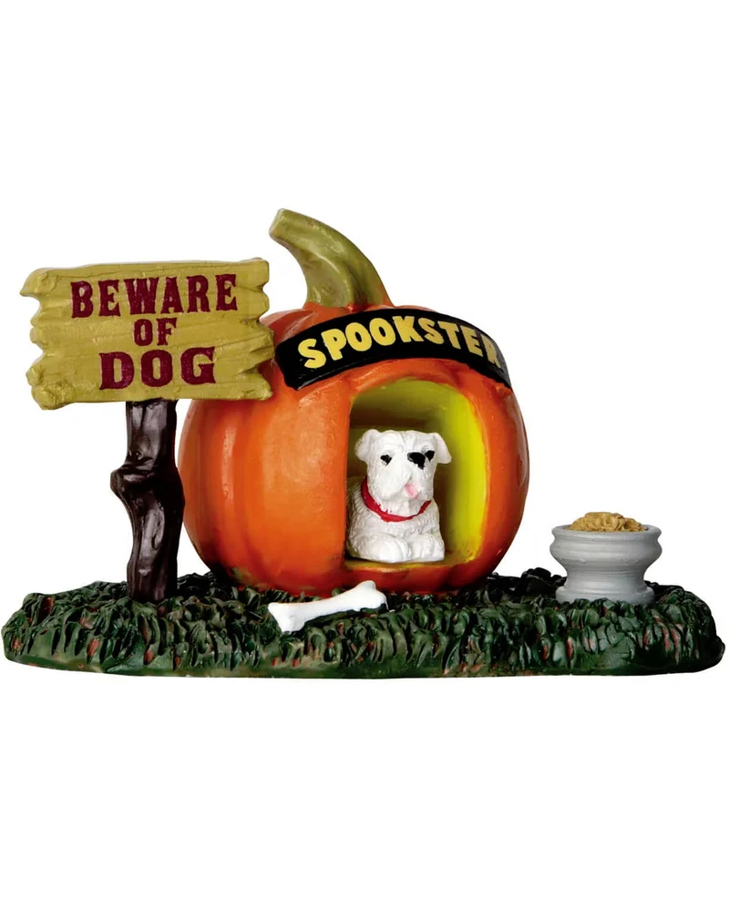 Lemax Spooky Town - Pumpkin Doghouse