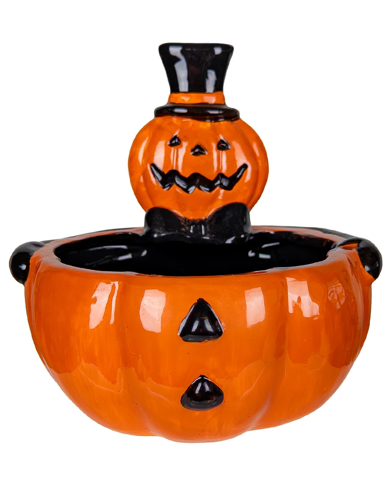 Vintage Süßigkeiten Schale Halloween Kürbis