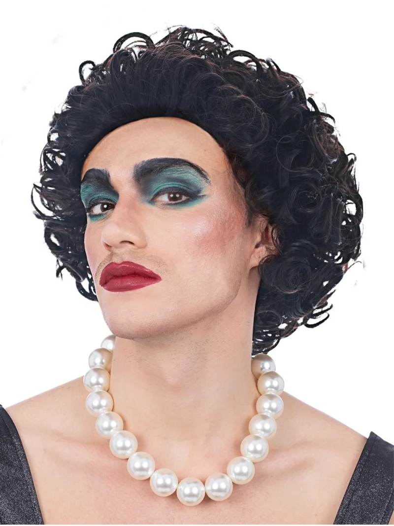 Rocky Horror Perücke Braun Frank N. Furter
