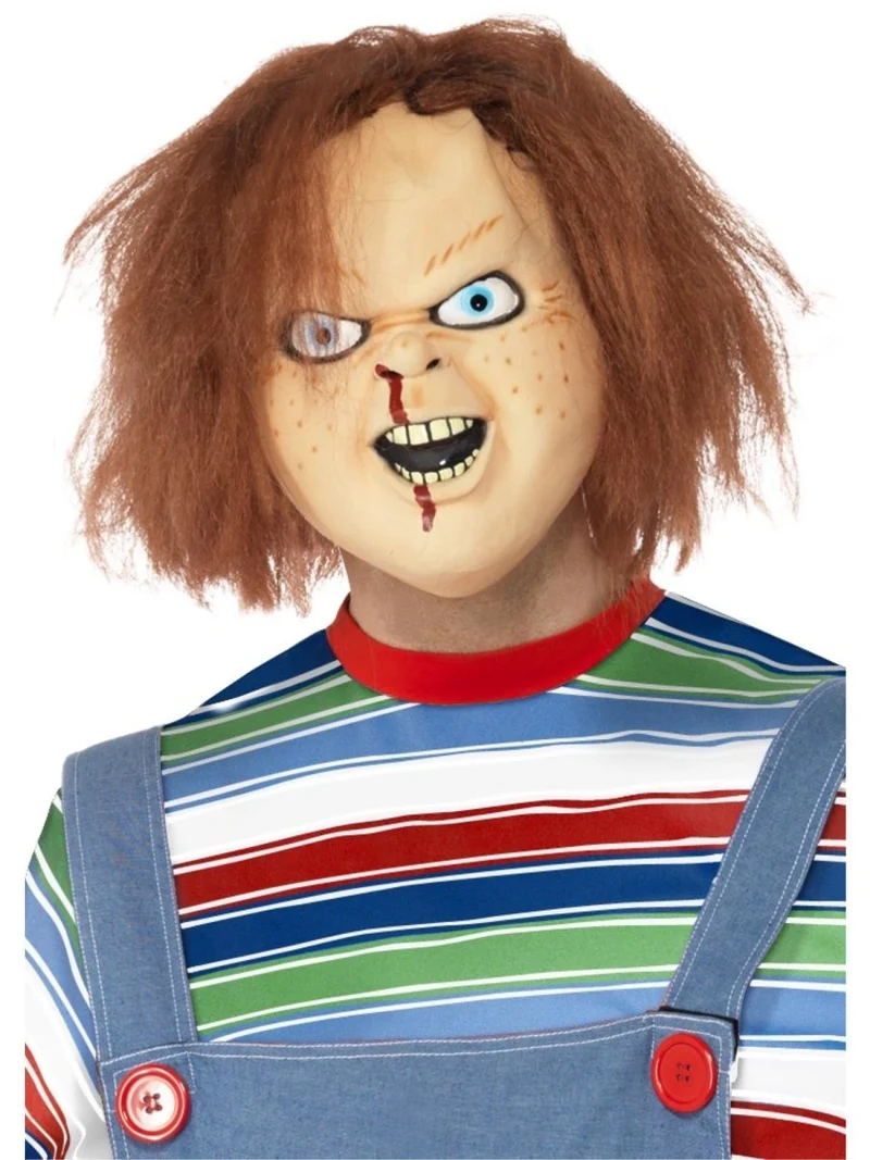 Chucky Latex Maske, braun
