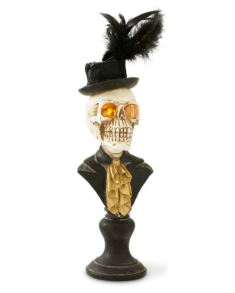 Mr. Skelett Halloween Büste mit LED Augen 45cm