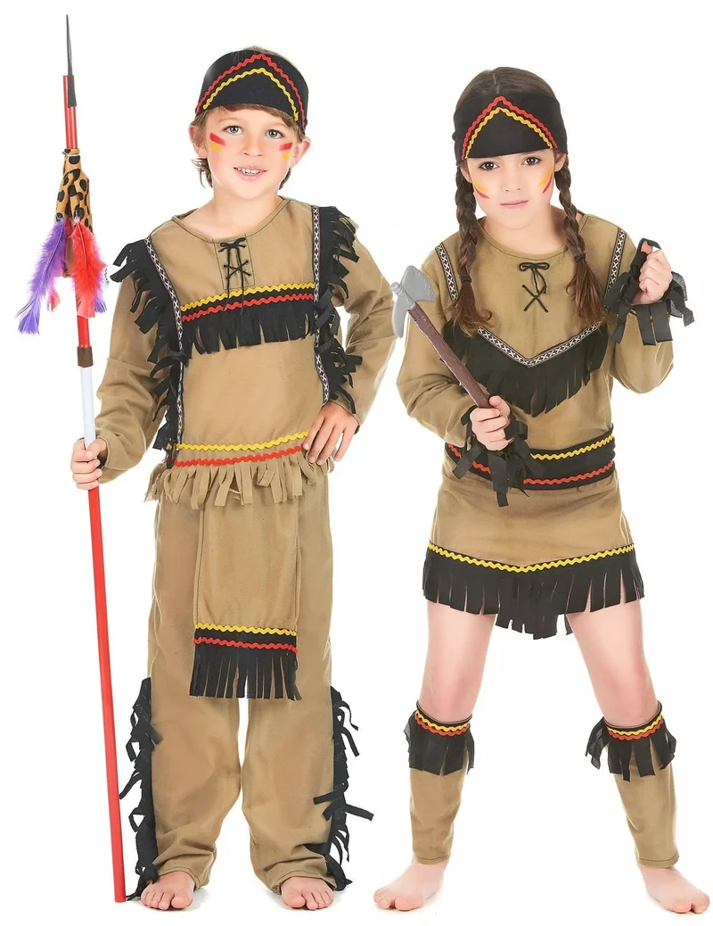 Indianer-Paarkostüm für Kinder