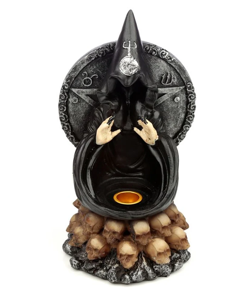 Black Magic Rückfluss Räucherkegelhalter 19,5cm