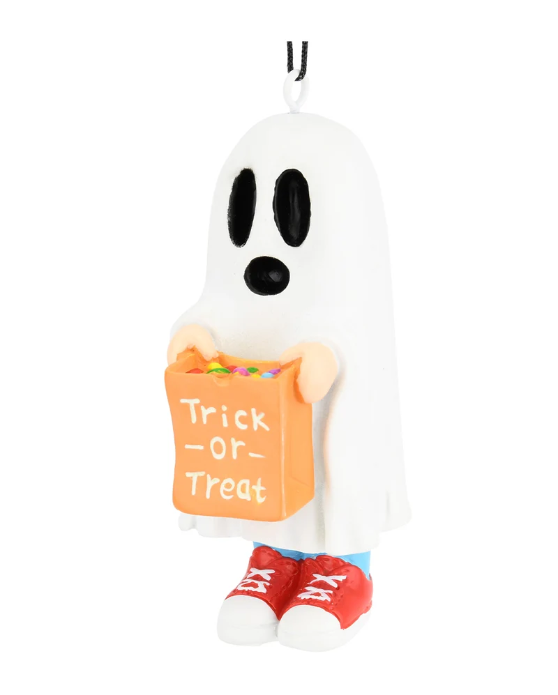 Trick or Treat Geist Christbaumkugel 8,9cm
