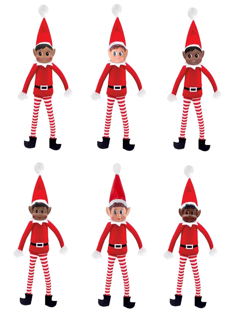 6er-Set freche Weihnachtswichtel