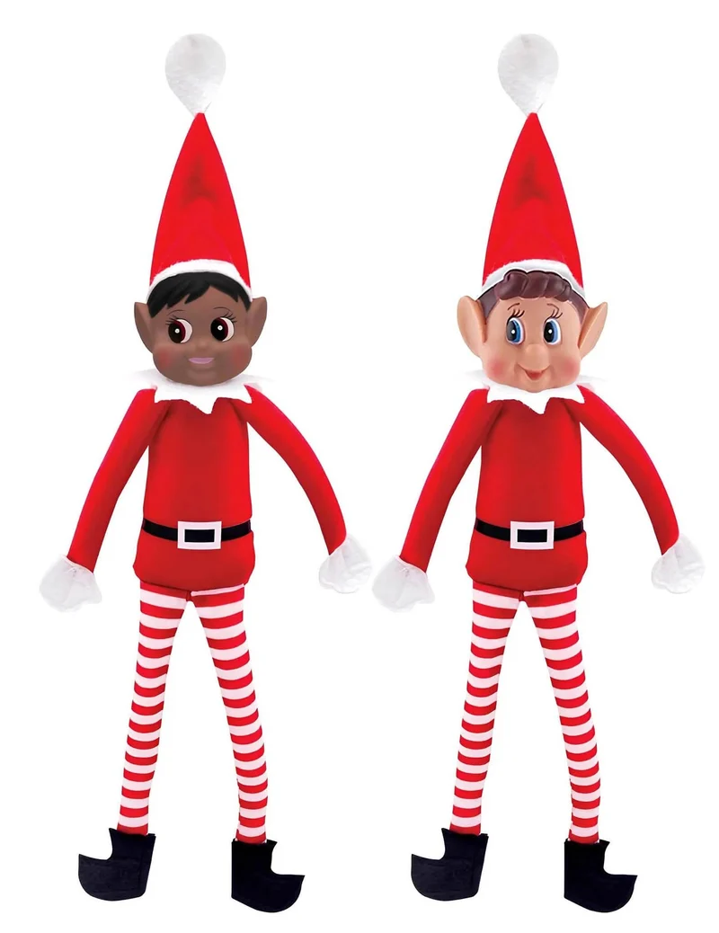 Duo Weihnachtswichtel Elfie und Clochette