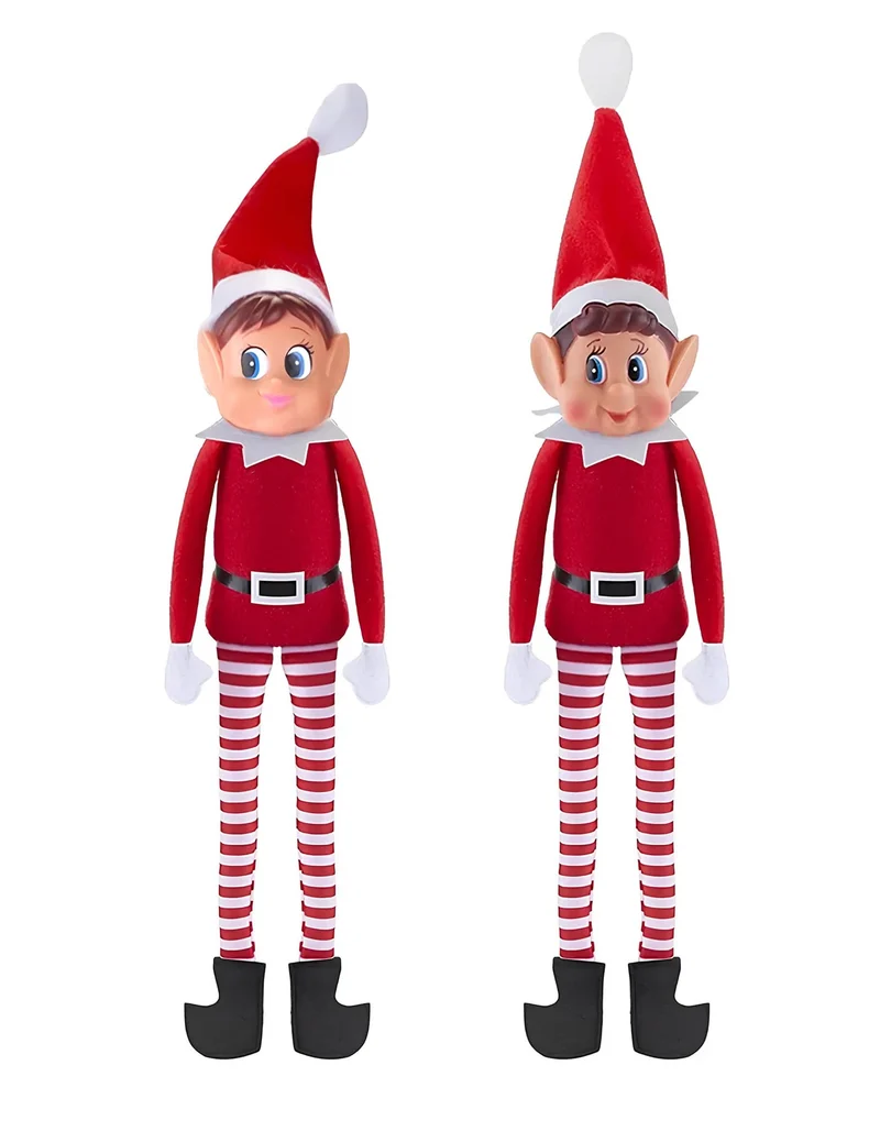 Duo Weihnachts-Wichtel Elvie und Elfie