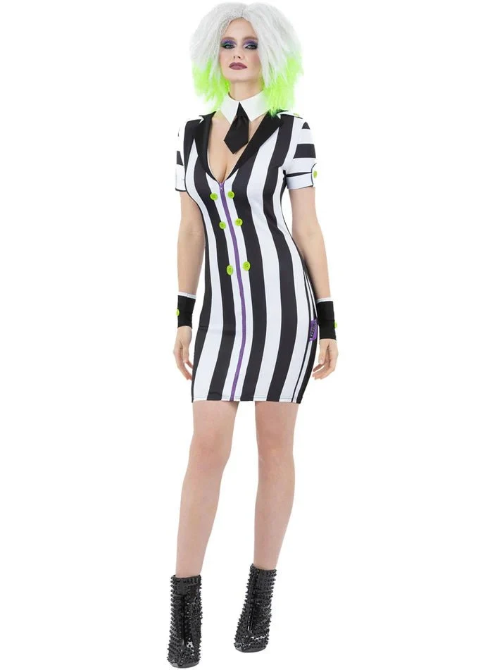 Beetlejuice Kostüm Hemdkleid