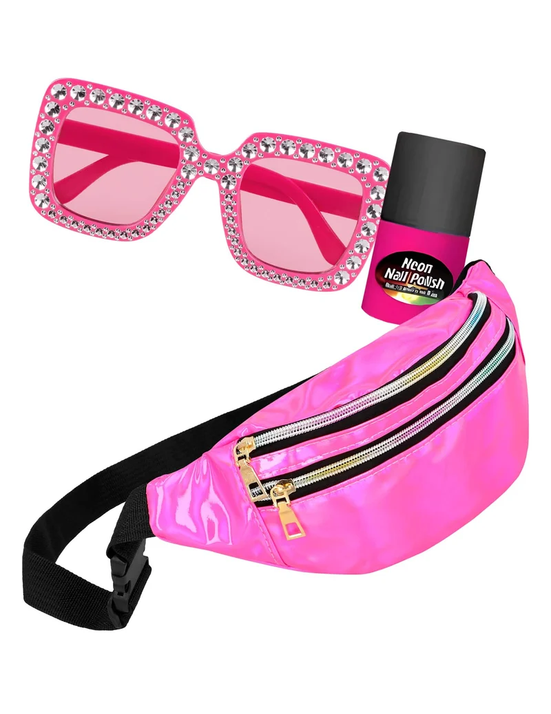 Accessoire Set für Erwachsene rosa