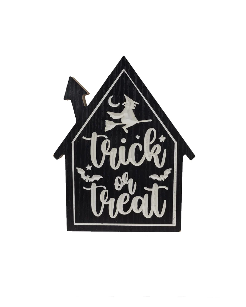 "Trick or Treat" Halloween Aufsteller 20cm