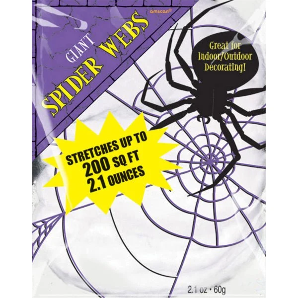 Halloween Spinnennetz Weiß 60gr