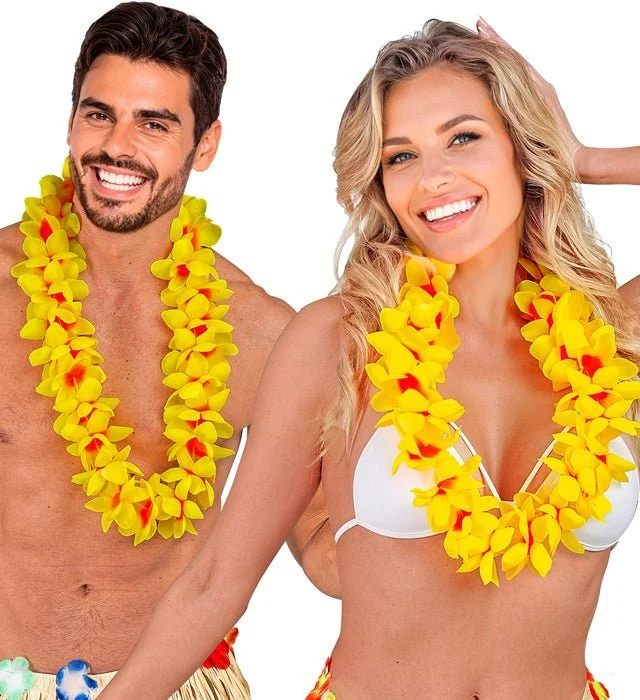 Gelber Hawaii-Kranz