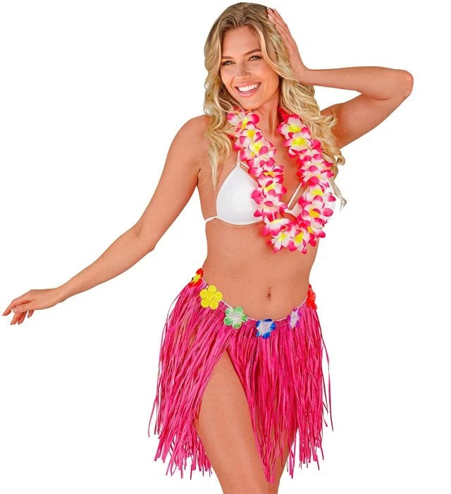 Hawaii-Rock mit rosa Blumen