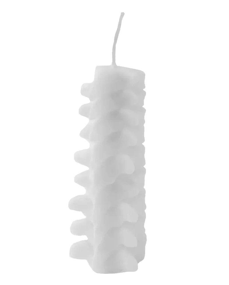 KILLSTAR Ossuary Kerze weiß 10cm