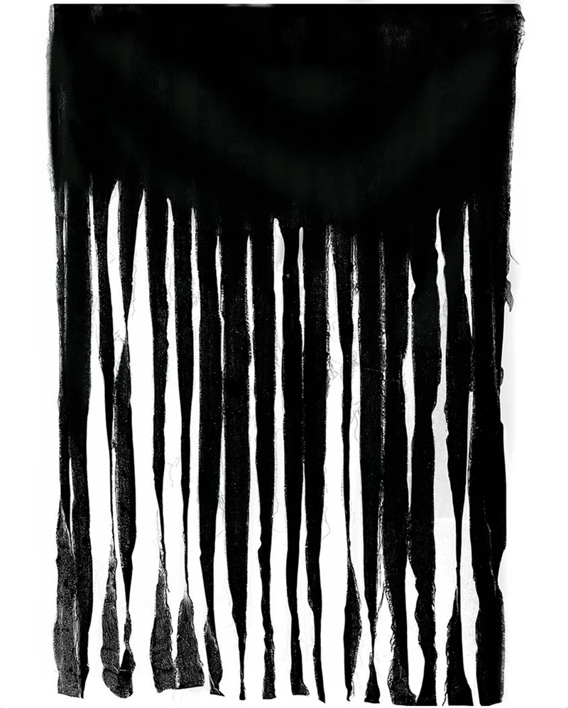 Halloween Vorhang Schwarz 100x200cm