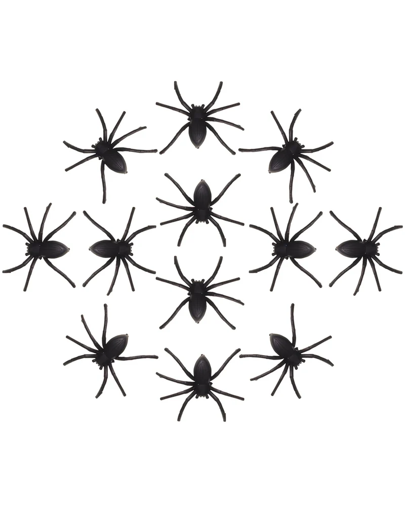 12 Halloween Spinnen