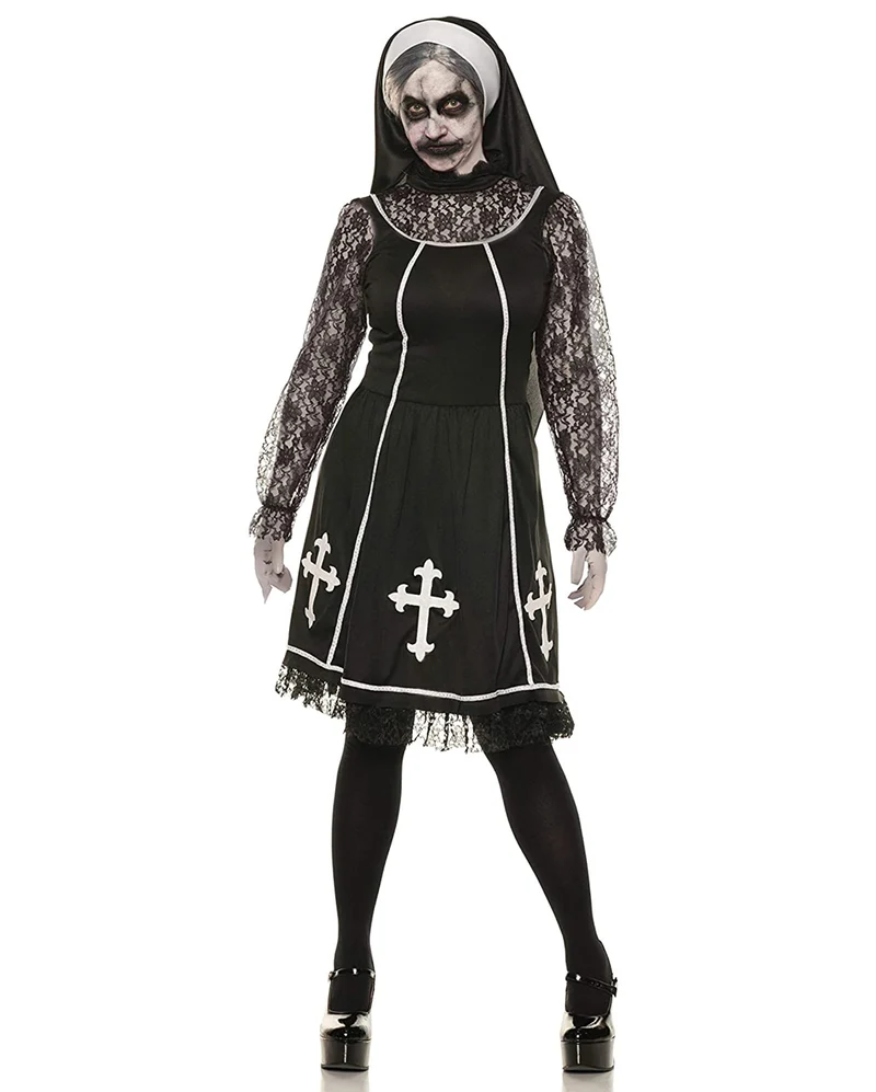 Teuflische Ordensschwester Mary Damen Kostüm