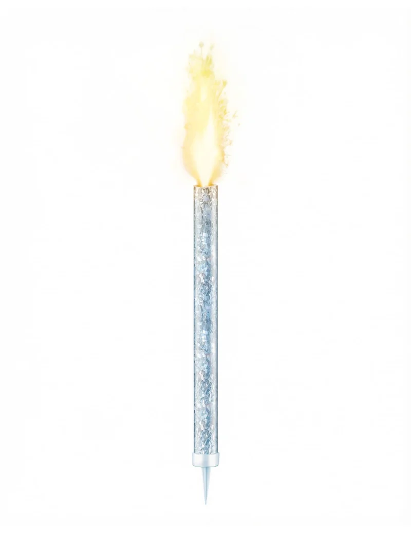Große goldene funkelnde Fontäne 20 cm 90 Sek.