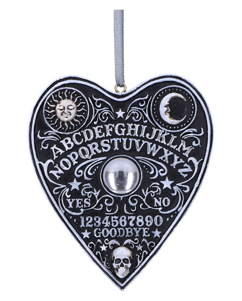 Hexenbrett Planchette als Hängeschmuck 8,5cm
