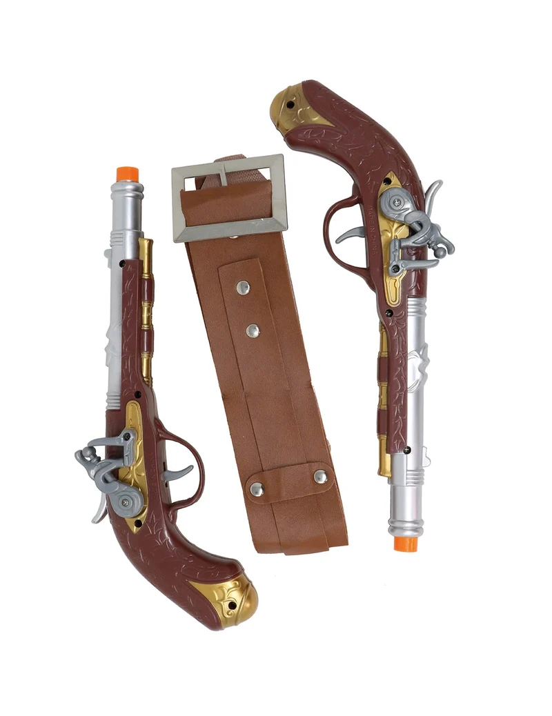 Piratengürtel mit 2 Pistolen