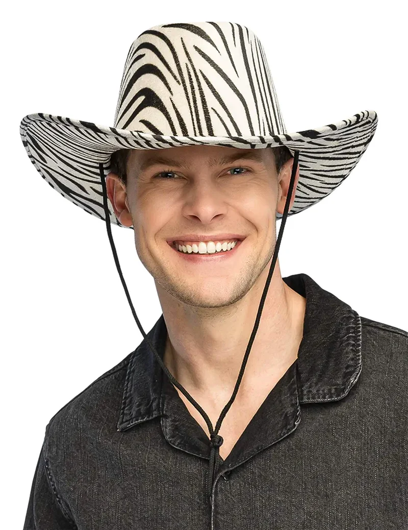 Zebra-Cowboyhut