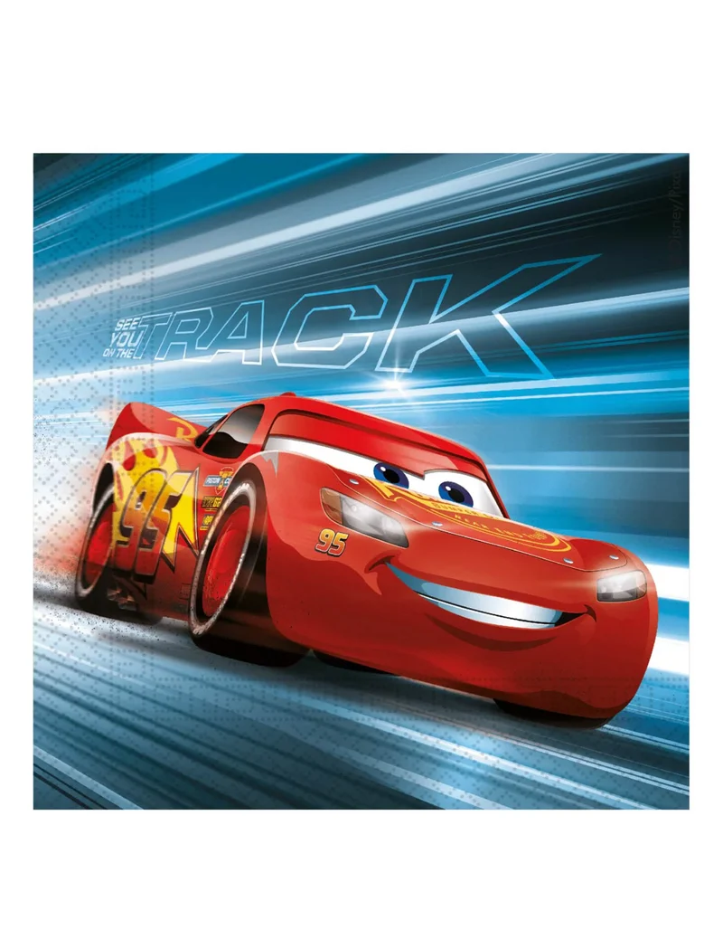 20 Papierservietten Cars™ 33 x 33 cm