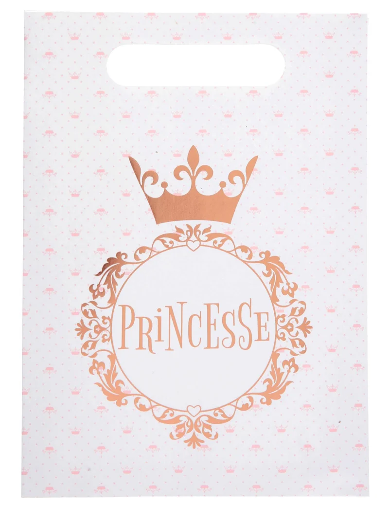 10 Geschenktüten Prinzessin Roségold