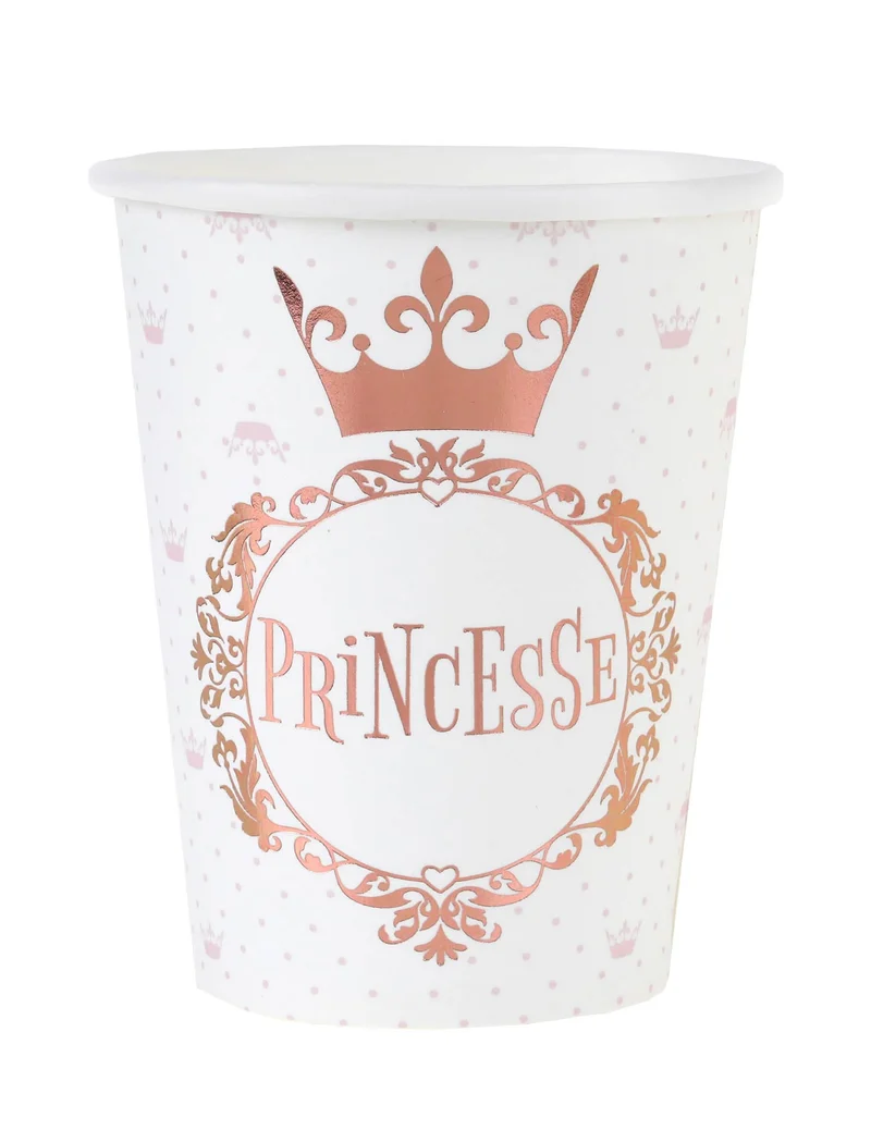 10 Becher Prinzessin Roségold 27 cl