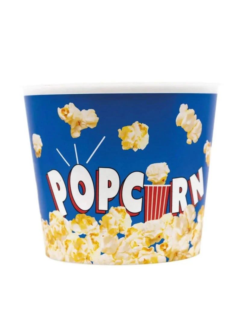 Wiederverwendbarer Popcorn-Eimer Blau