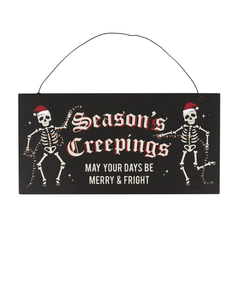 Season's Creepings Hängeschild aus Holz