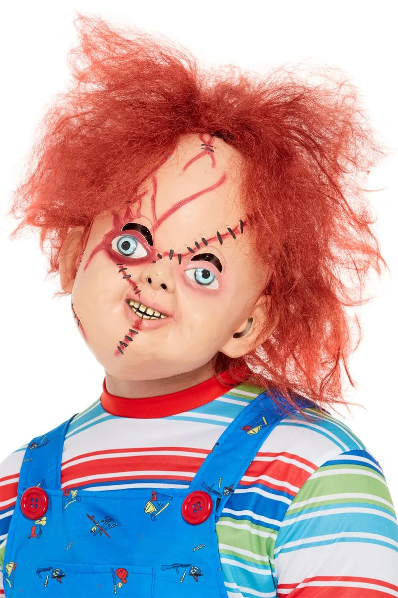 Chucky Latex Maske, braun