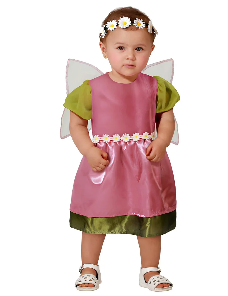 Baby-Feenkostüm in Rosa und Grün