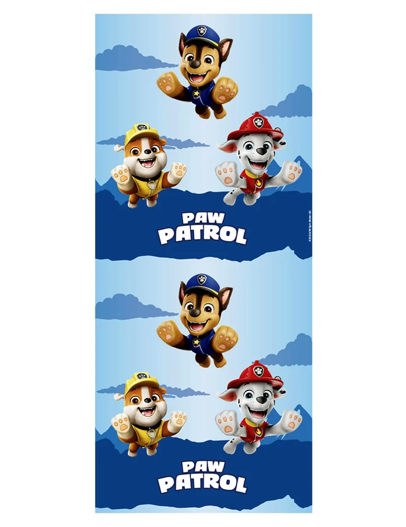Blauer Stoff-Tischläufer PAW Patrol™ 28cm x 3m