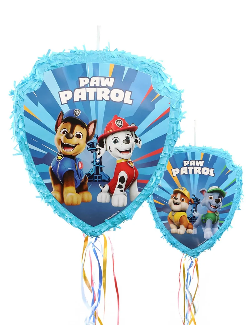Zugpiñata Paw Patrol™ blau (33 cm x 38 cm x 9 cm)