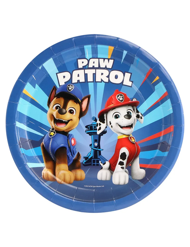 8 blaue Teller PAW Patrol™ 23 cm