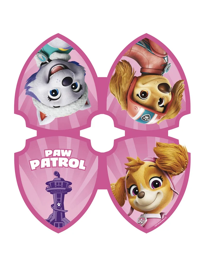 20er Pack Papierservietten Paw Patrol™ rosa 28 x 32 cm