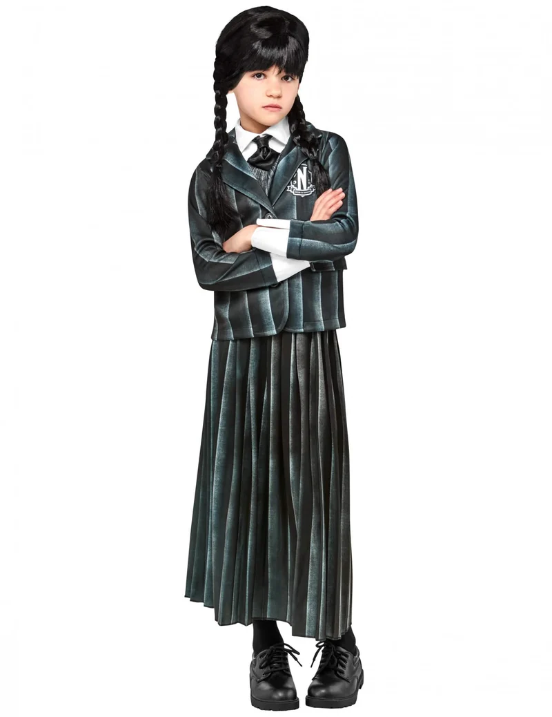 Schuluniform Kostüm Wednesday Addams™ Kinderkostüm