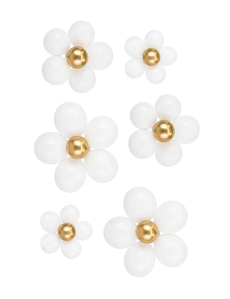 Blumen-Ballon-Set 40-50 cm Farbmischung