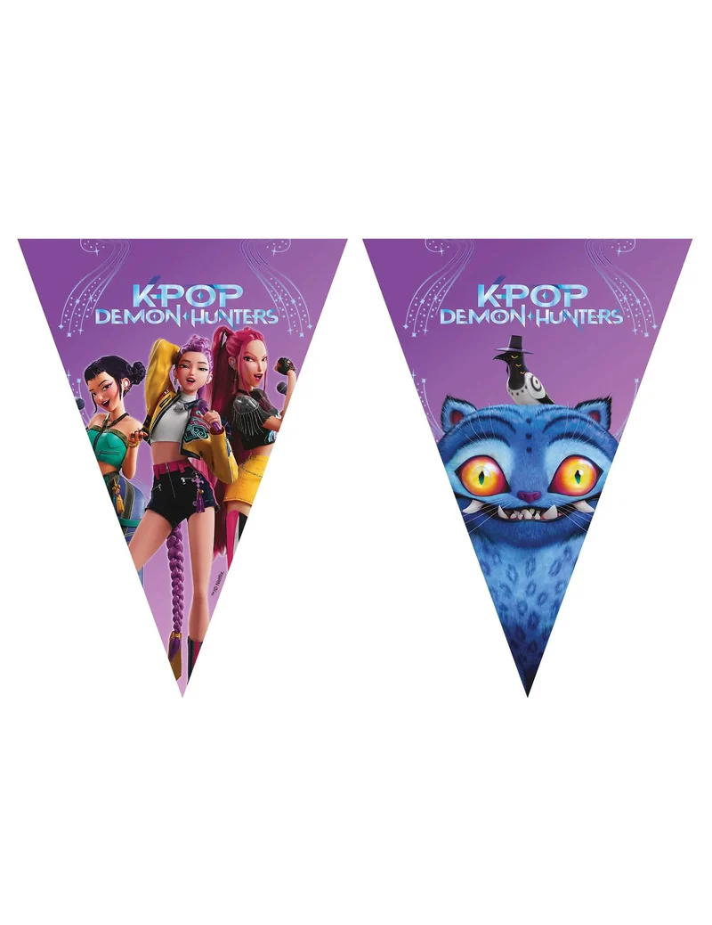 Papier-Wimpelkette K-pop Demon Hunters™