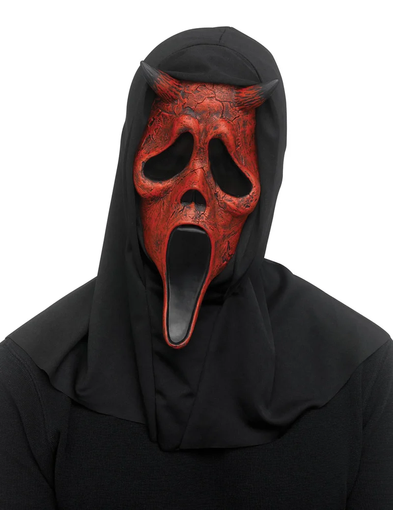 Scream Red Devil Maske für Erwachsene