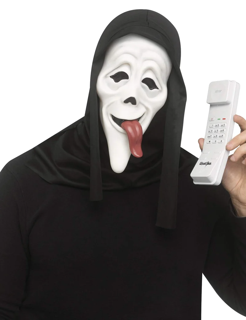 Scary Movie™ Maske und Sound-Telefon