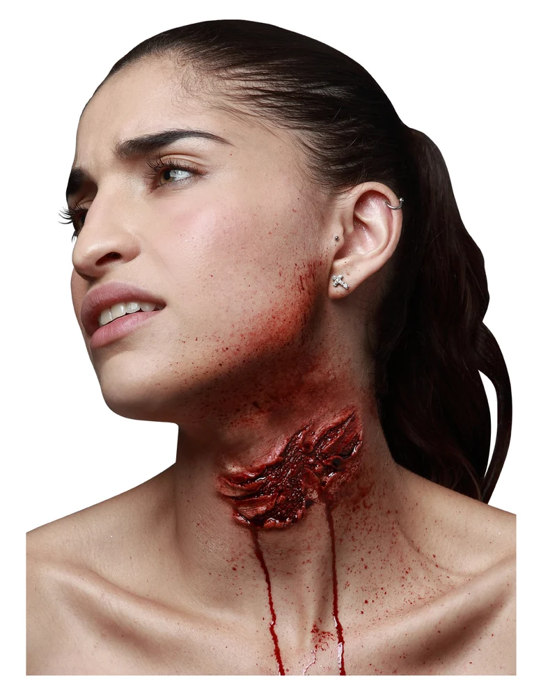 Zombie Kratzspuren Latexapplikation