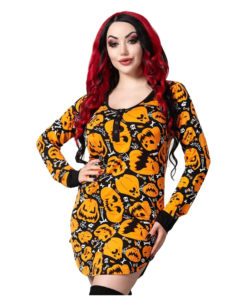 Night Harvest Henley Kleid KILLSTAR