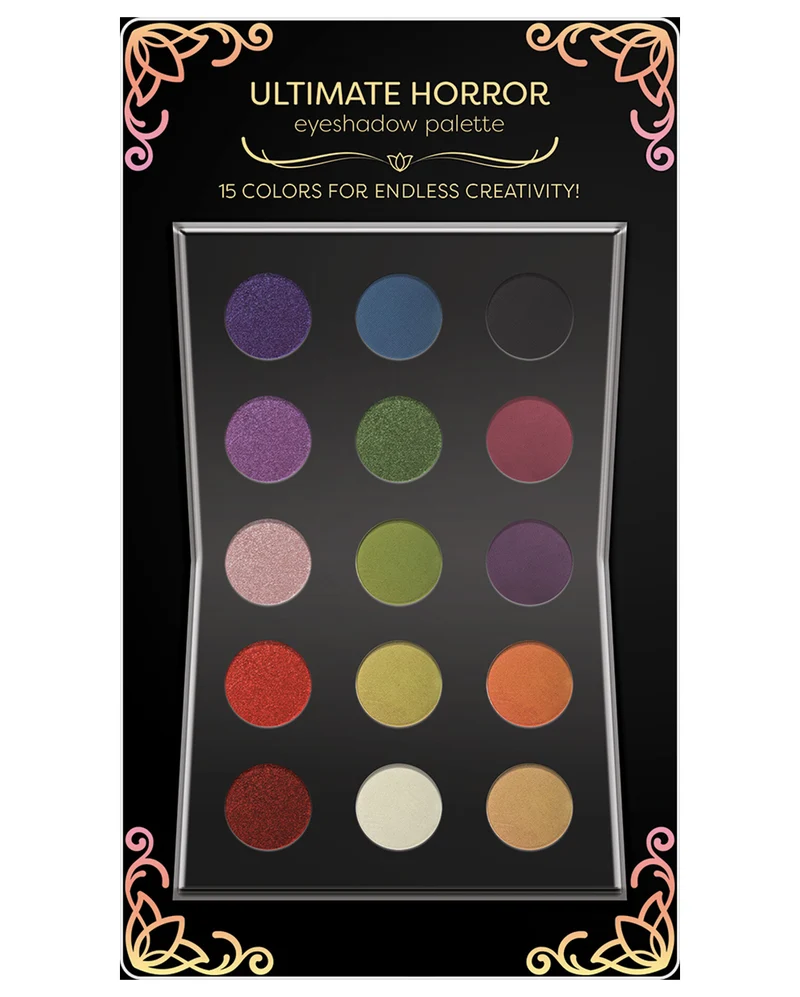 15-tlg. Horror Lidschatten Palette