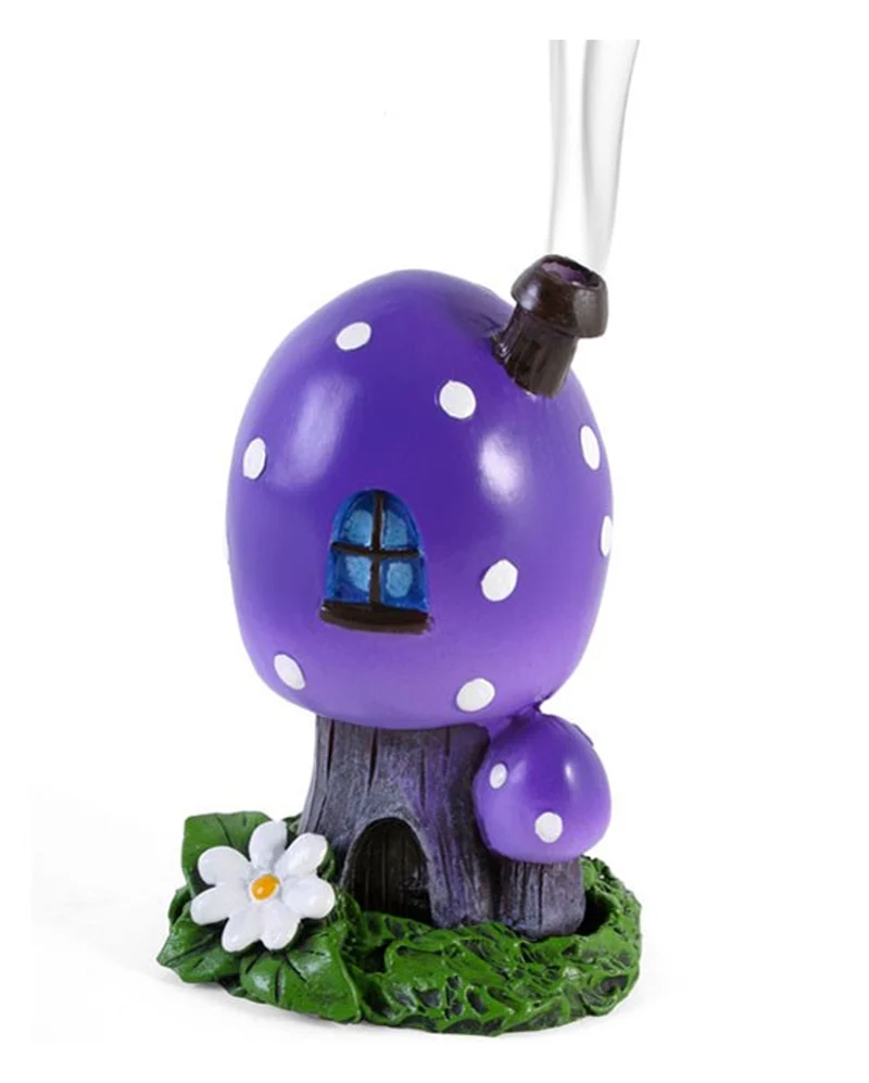 Violetter Fliegenpilz Räucherkegelbrenner 12,5cm