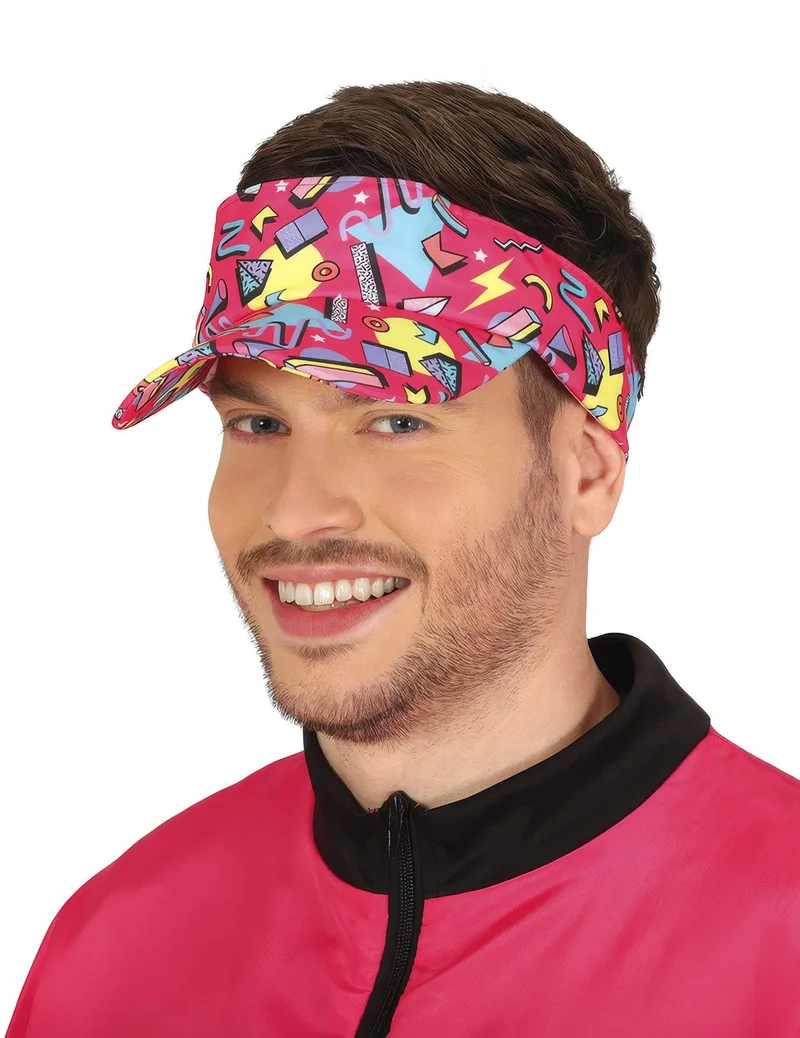 80er Jahre Visier in Pink für Erwachsene